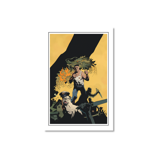Steven Costigan: Savage Sailor by Mike Mignola - Fine Art Print