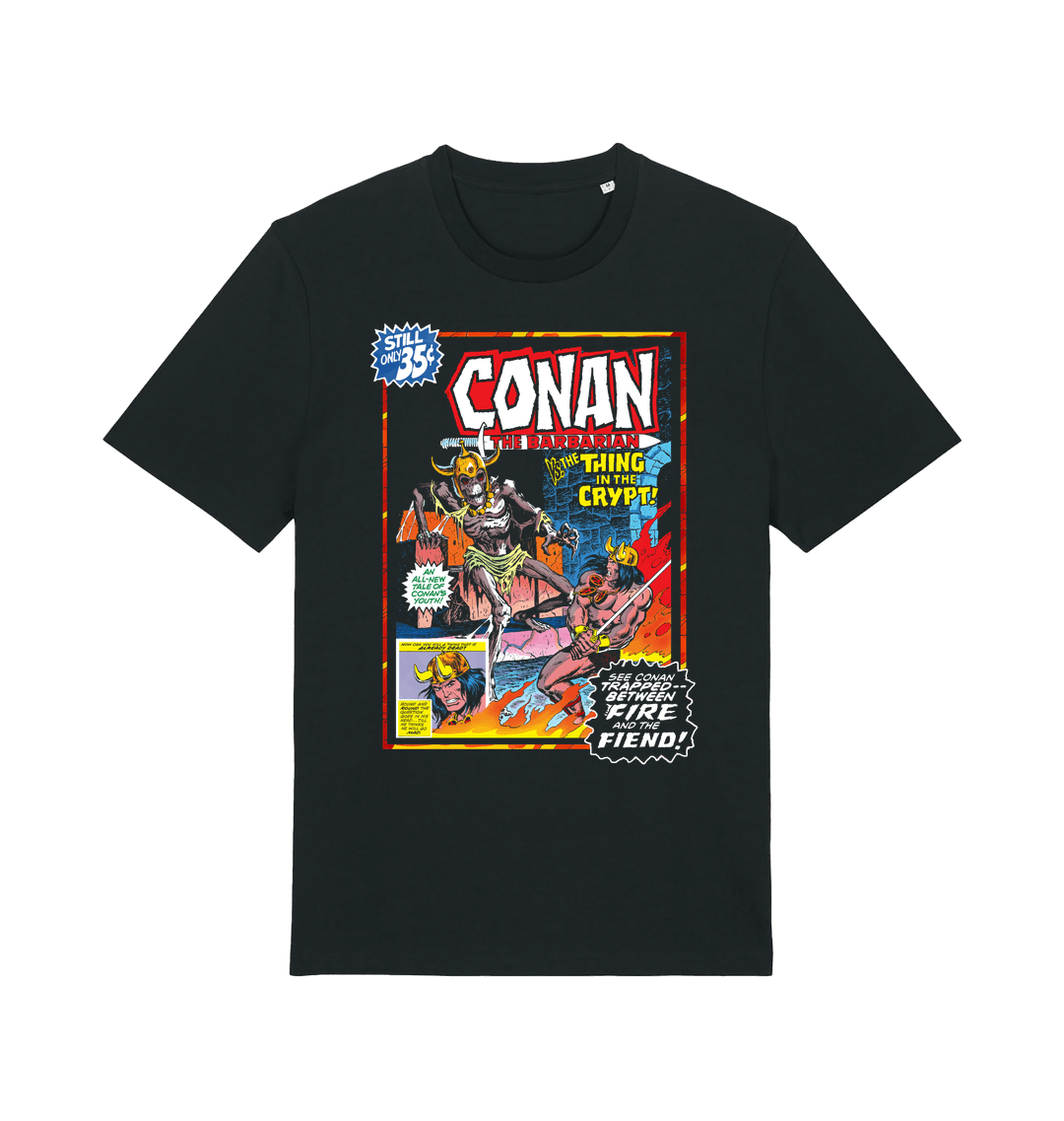 Black Printed T-shirt Front