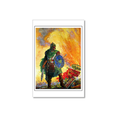 Bran Mak Morn: Flames of Triumph - Fine Art Print