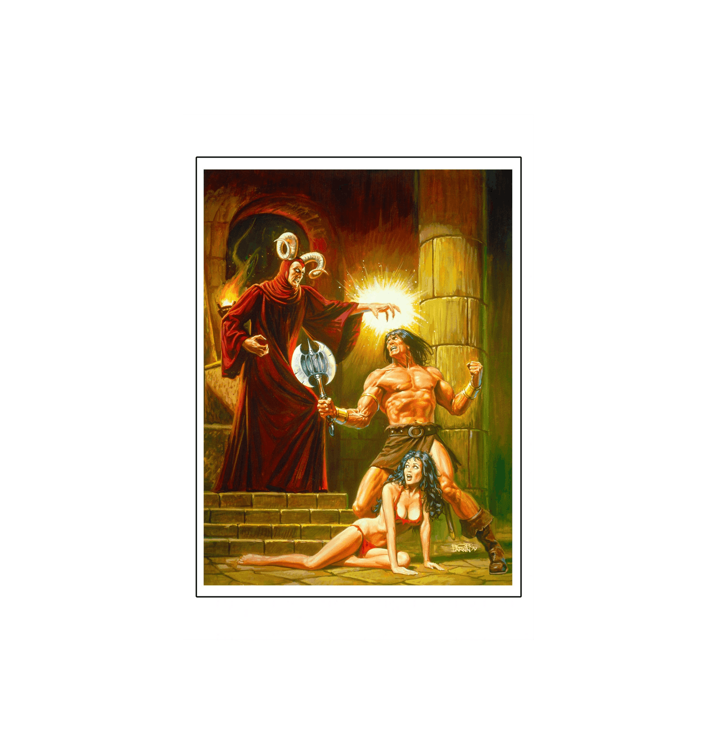 Conan - Conan vs Thoth-Amon Fine Art Print