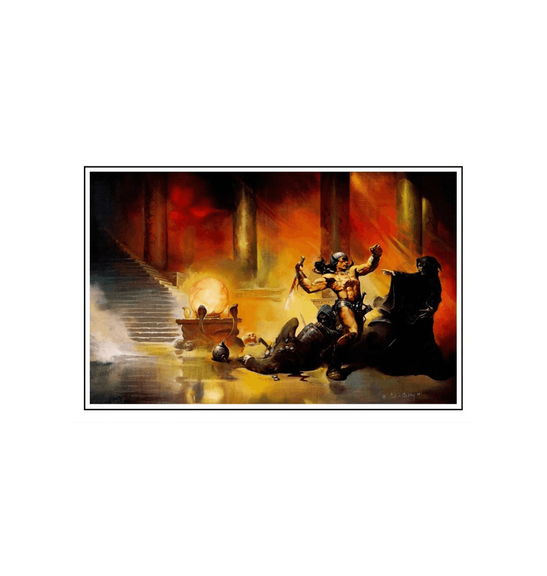 Conan - The People of the Black Circle Fine Art Print