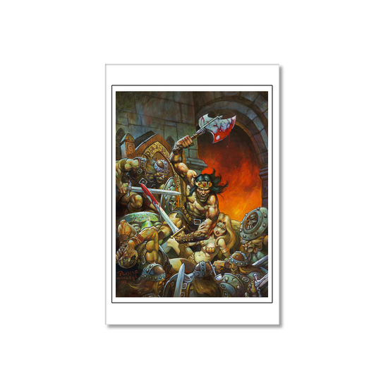 Kull: By This Axe I Rule - Fine Art Print