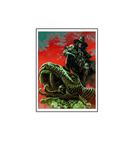 Solomon Kane - Idol of the Serpent Fine Art Print