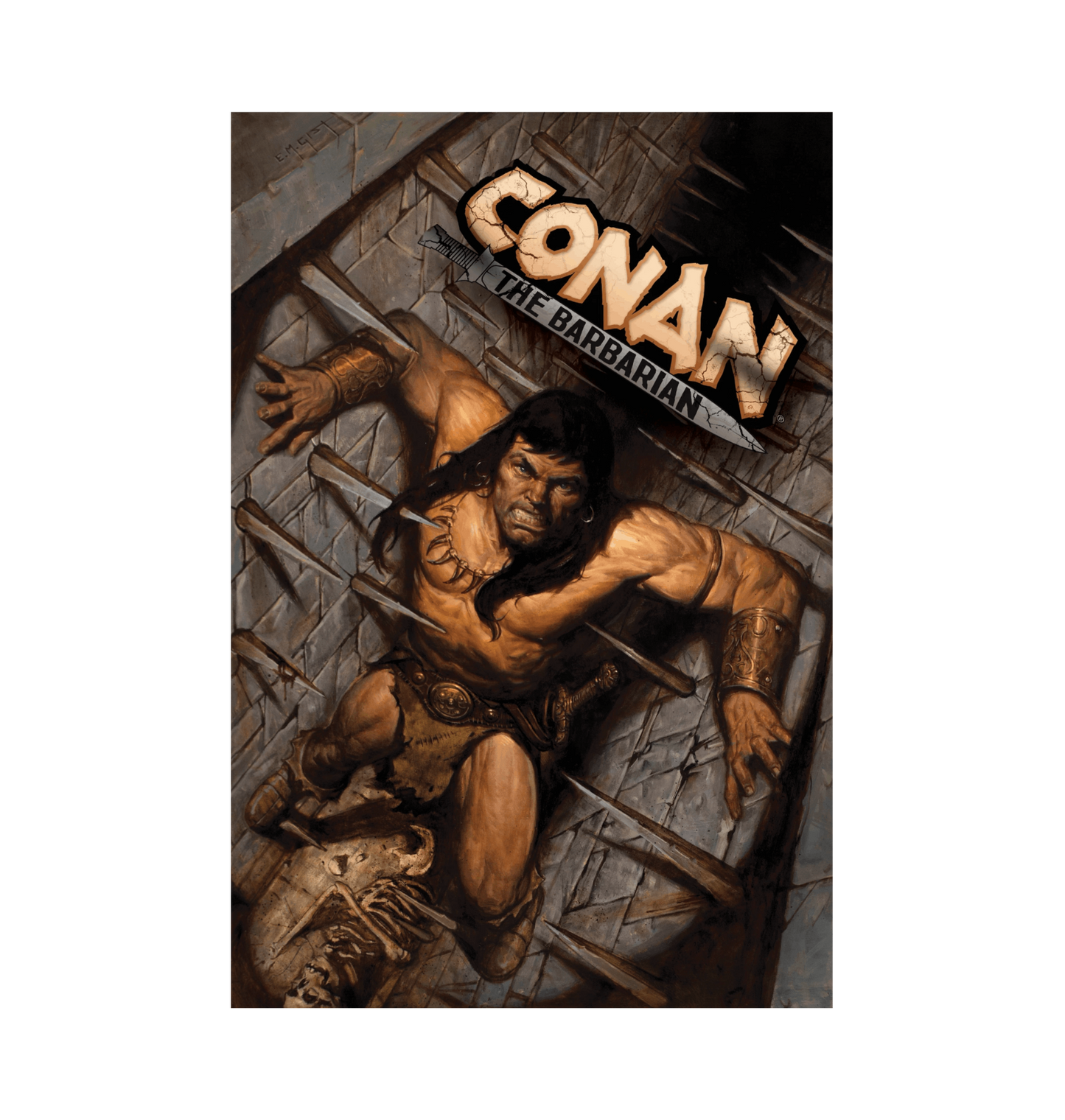 Conan Pit of Spikes unframed poster