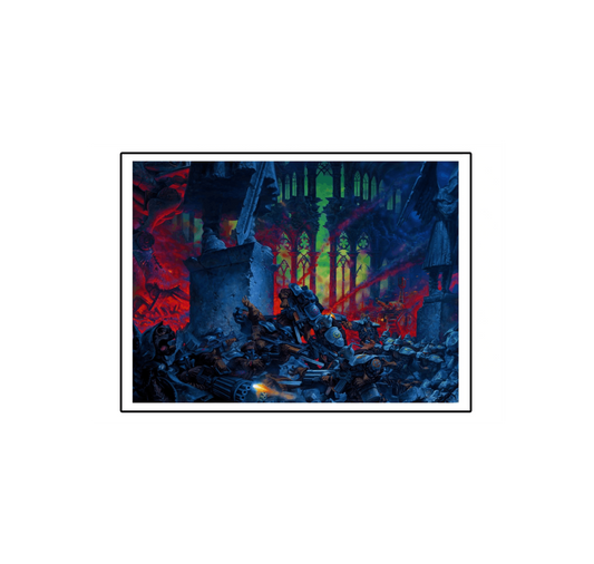 Mutant Chronicles - Ambush in the Orchard Fine Art Print