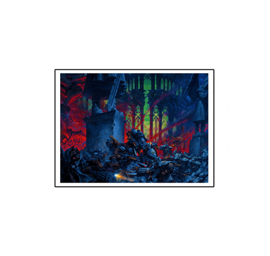 Mutant Chronicles - Ambush in the Orchard unframed fine art print