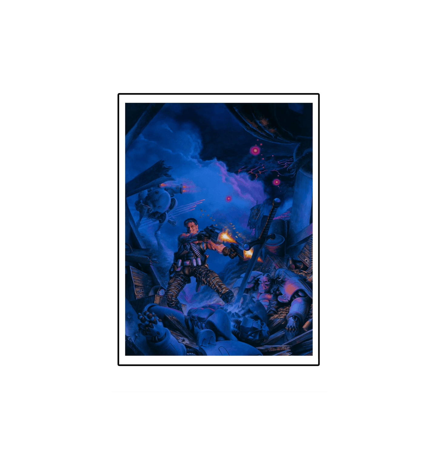 Mutant Chronicles - Dead Zone Showdown Fine Art Print