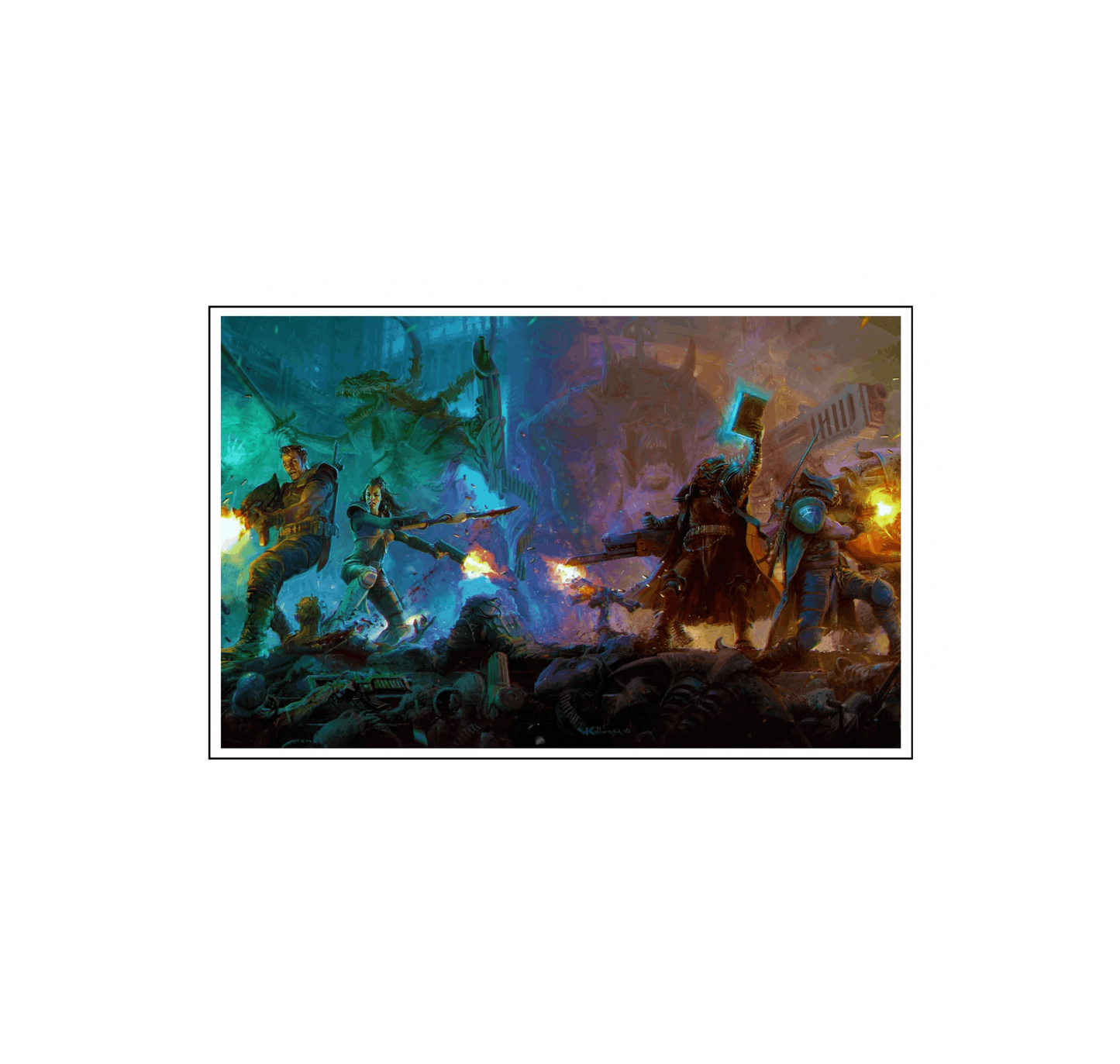 Mutant Chronicles - Seige of the Citadel (2018) unframed fine art print