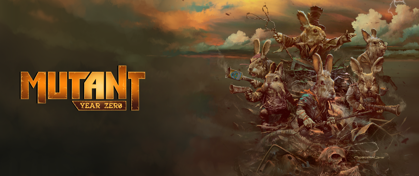 Mutant Year Zero logo artwork - Rubbit Chaos Mug