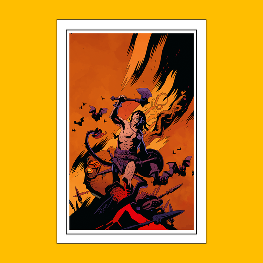 Mike Mignola's Conan the Barbarian - Fine Art Print