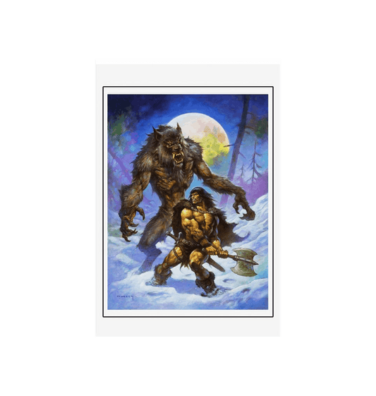 Conan - Sword of Conan Wolves of the Tundra Fine Art Print