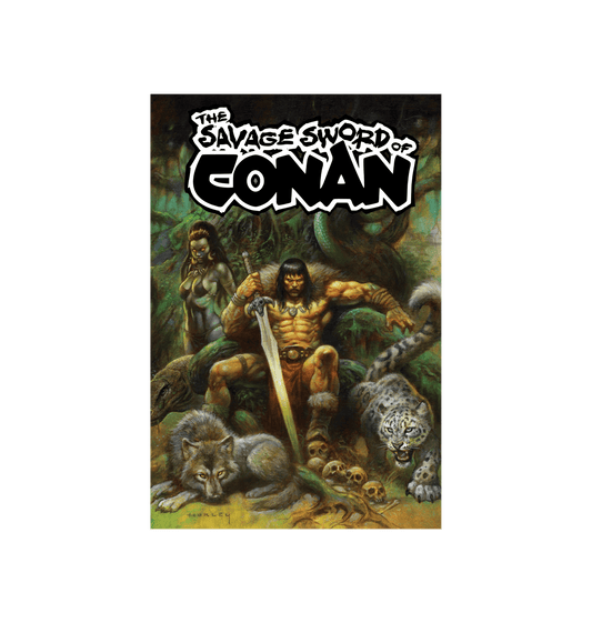 Conan Jungle Throne of Beasts unframed poster