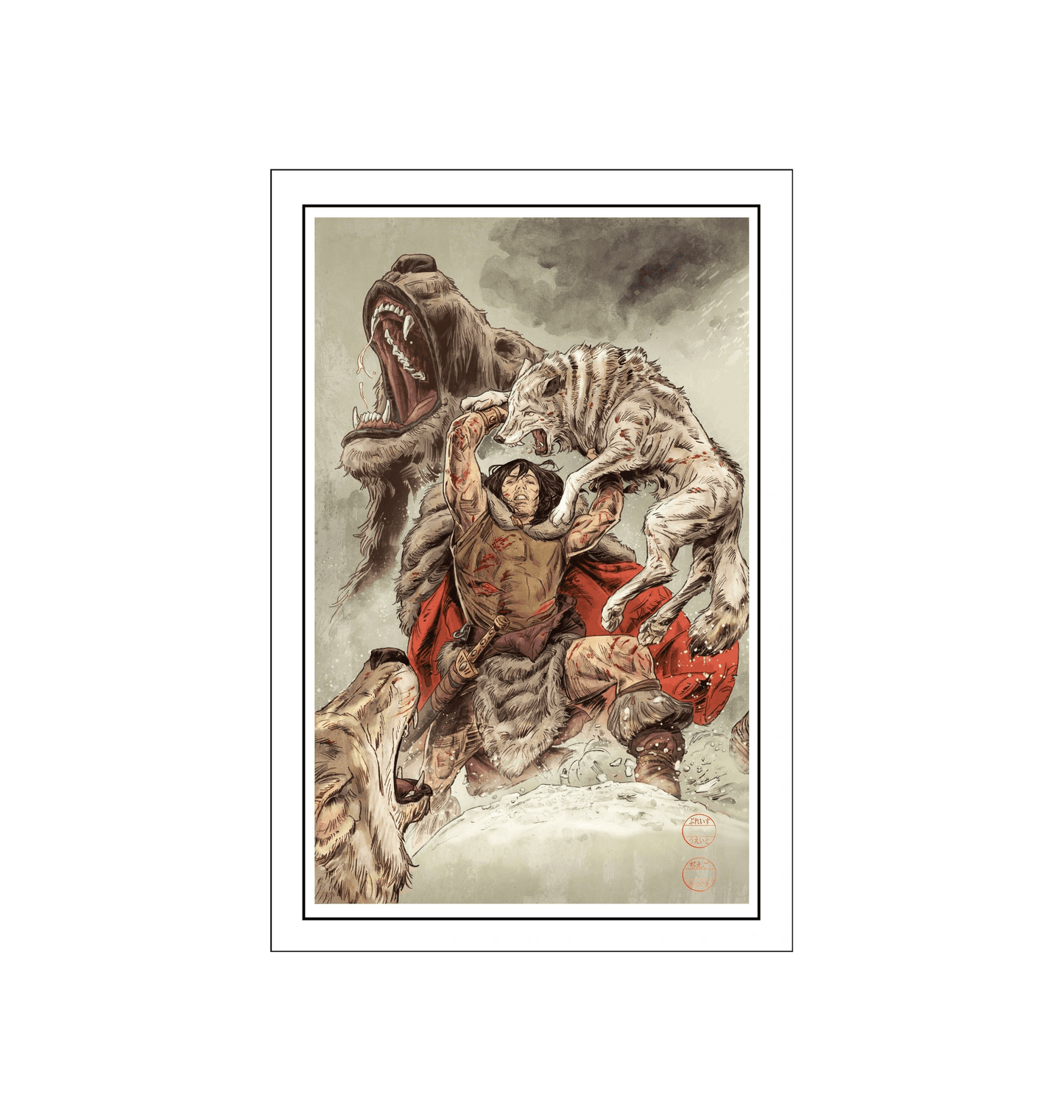 Conan Frozen Faith unframed fine art print