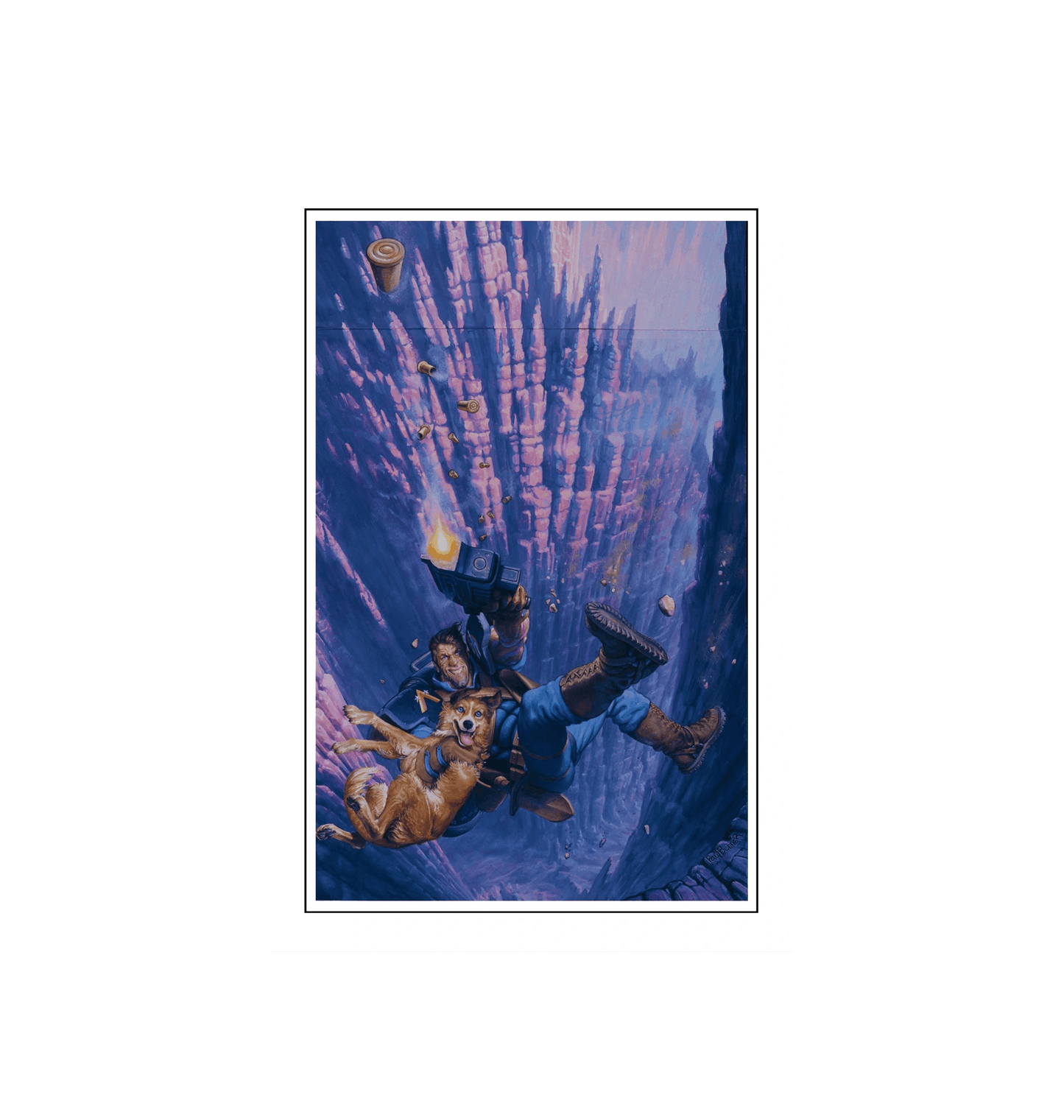 Mutant Chronicles - Mitch Hunter & Pride Freefall Fine Art Print