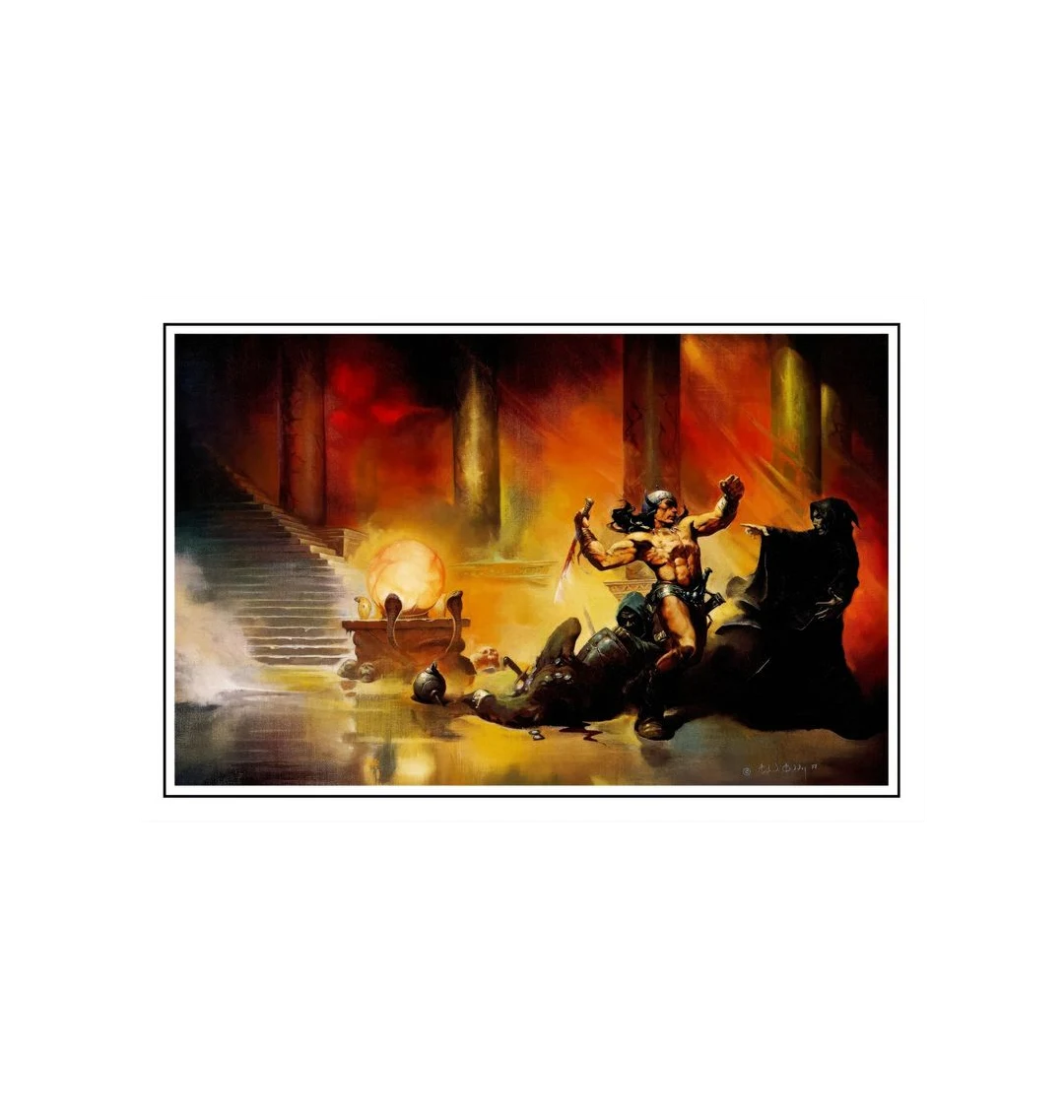 Conan The People of the Black Circle Fine Art Print