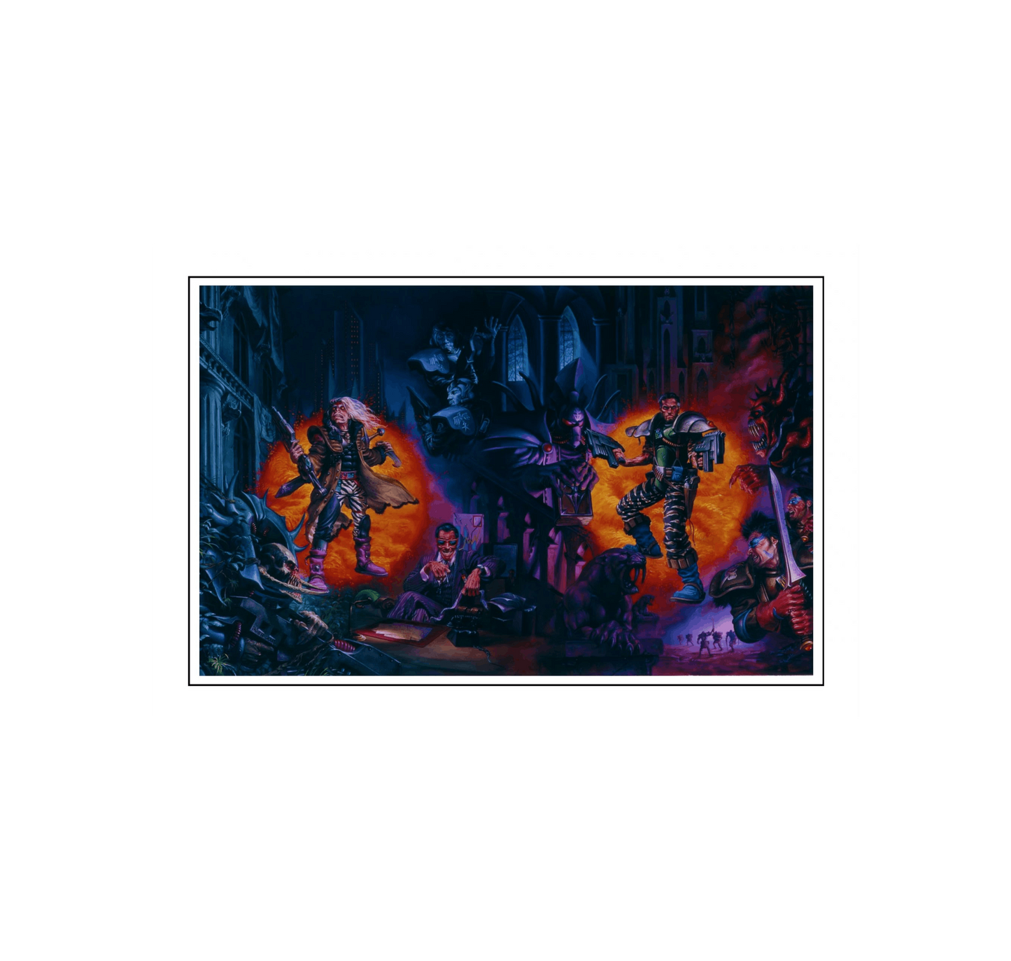 Mutant Chronicles - Humanity and the Dark Legion Revealed Fine Art Print