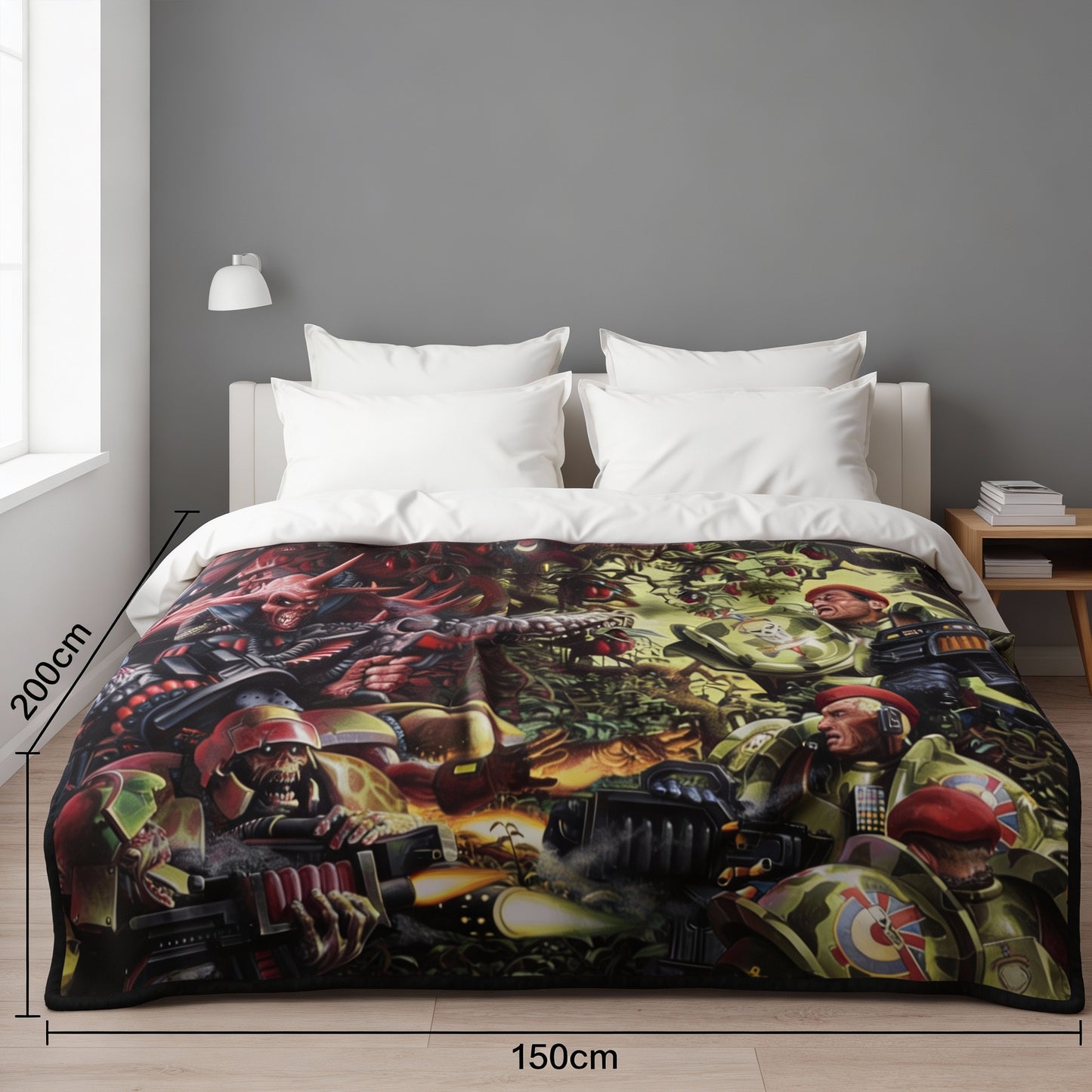 Mutant Chronicles - Blood Berets Blanket mock up