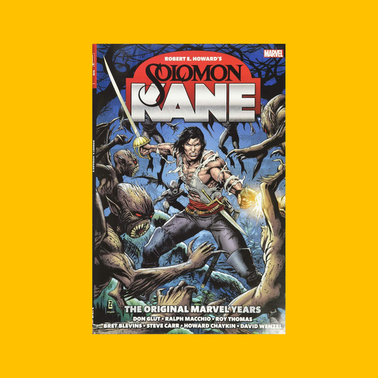 Cover of Marvel Solomon Kane Omnibus on a yellow background