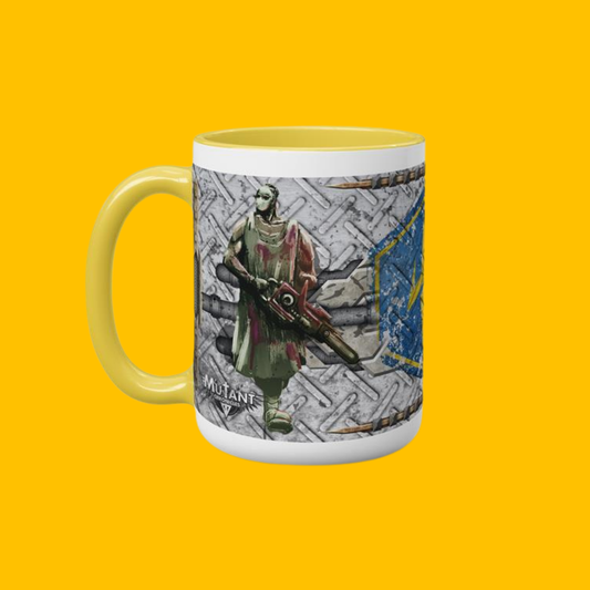 Mutant Chronicles - Cartel Faction Mug on Heroic Signatures yellow background