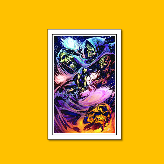 Thulsa Doom: Necromancer Eternal - Fine Art Print on Heroic Signatures yellow background