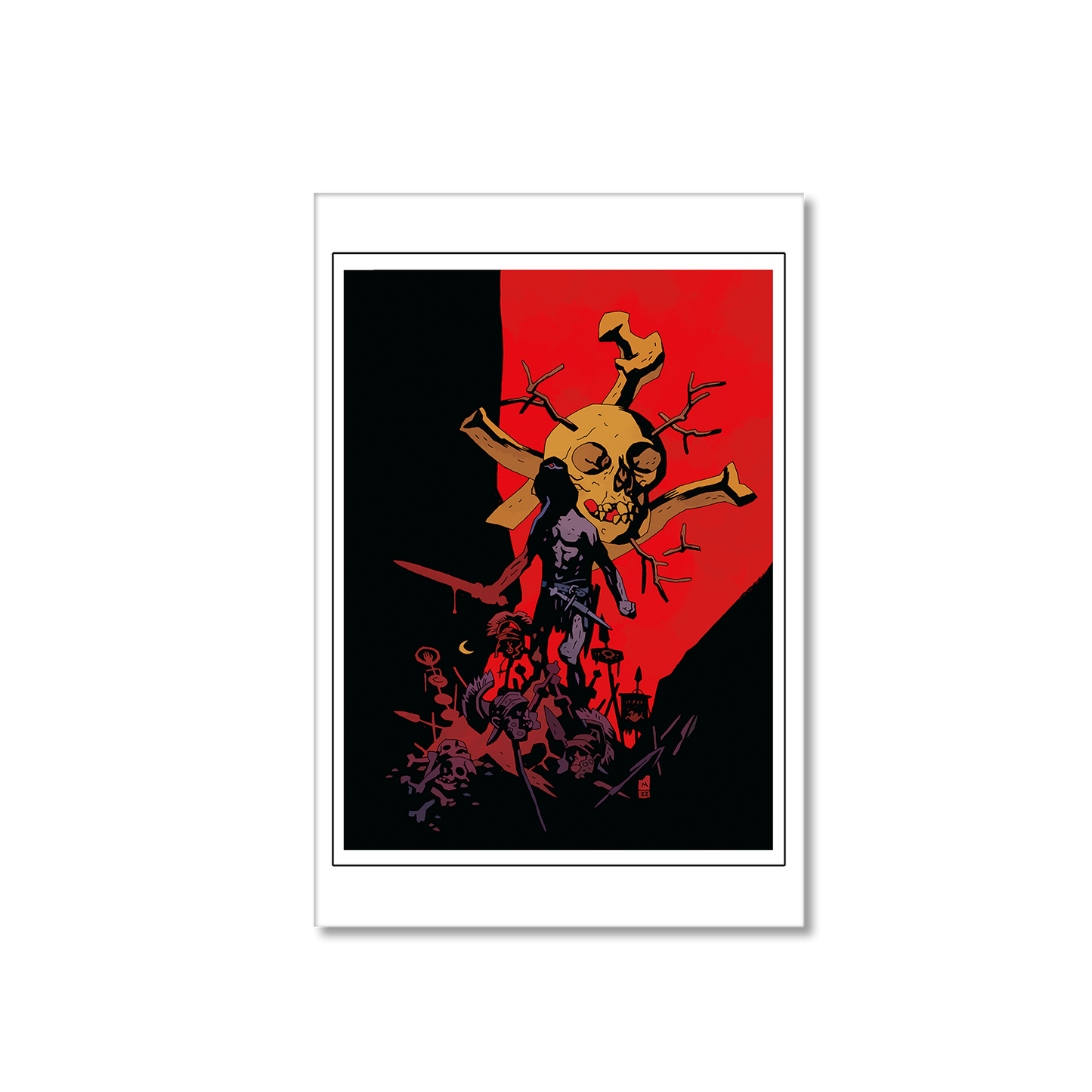 Bran Mak Morn: Blood and Bone - Fine Art Print