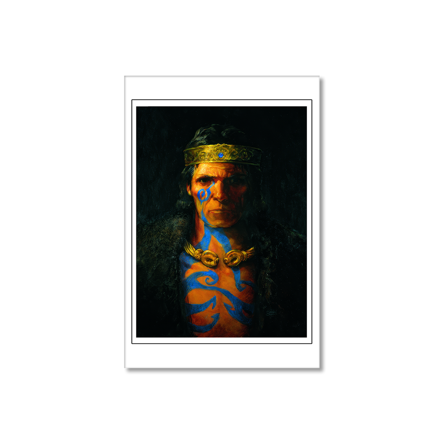 Bran Mak Morn: Portrait of the Last King - Fine Art Print