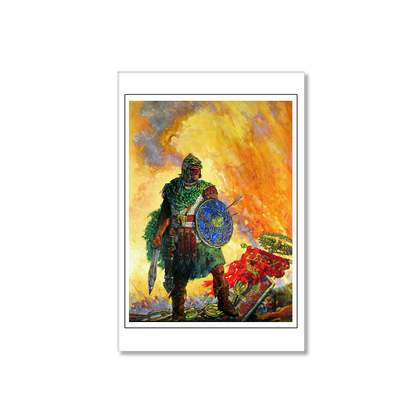 Bran Mak Morn: Flames of Triumph - Fine Art Print