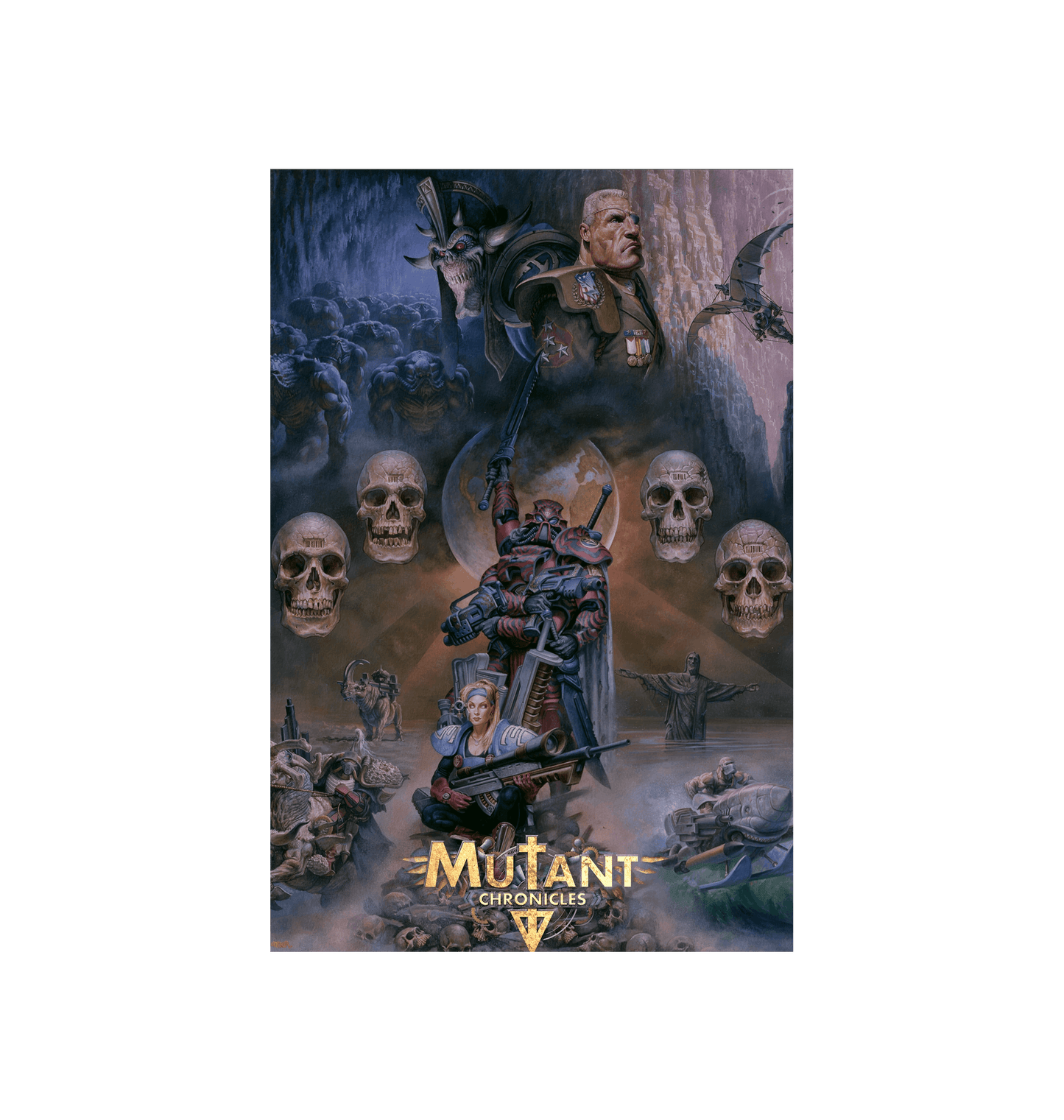 Mutant Chronicles - Brotherhood Beneath the Light of Hope unframed poster