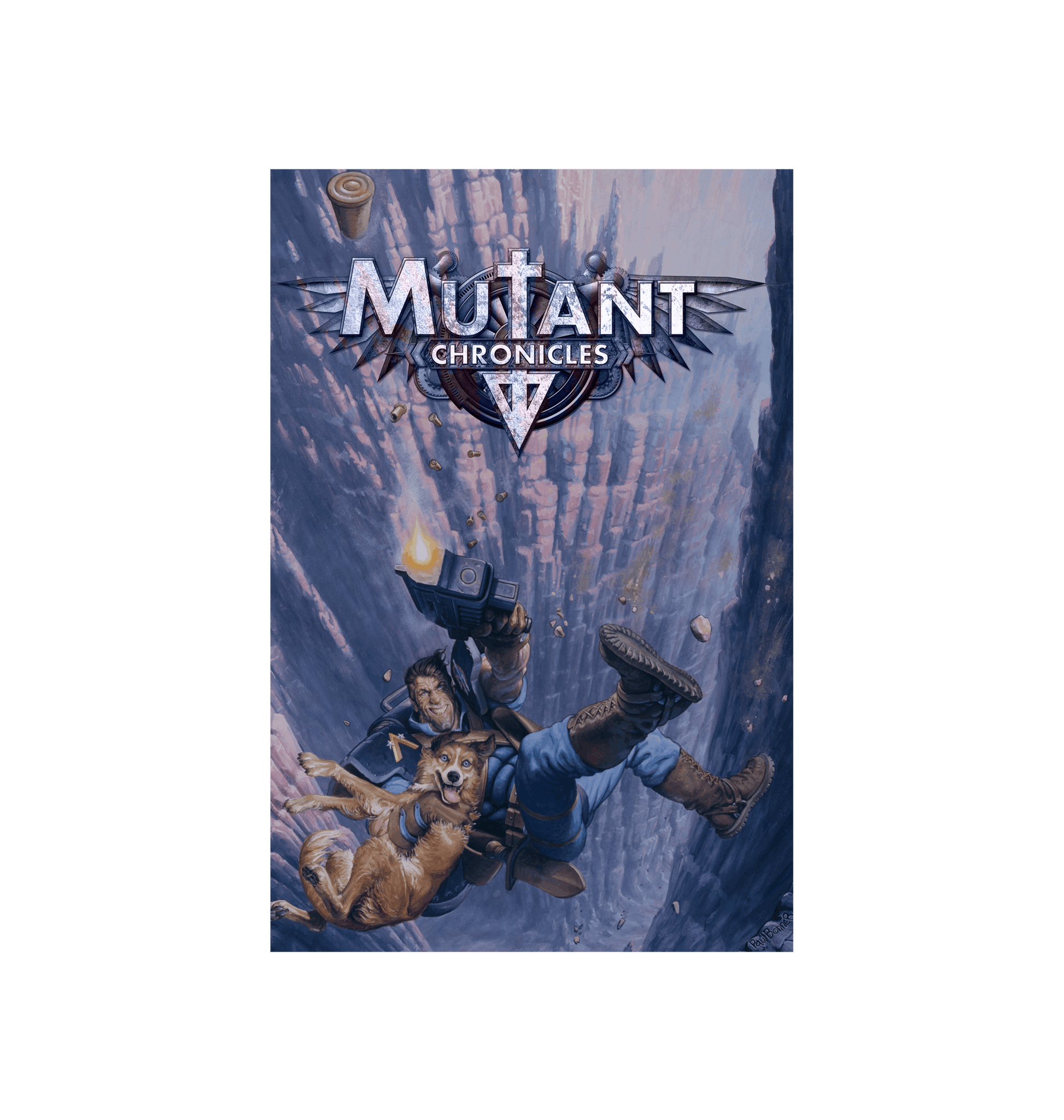 Mutant Chronicles - Mitch Hunter & Pride Freefall unframed poster