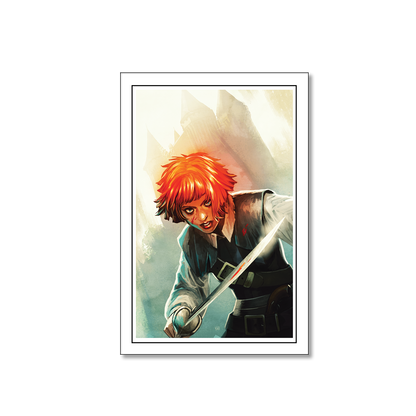 Dark Agnes: Sword Woman's Fury - Fine Art Print