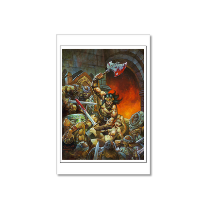 Kull: By This Axe I Rule - Fine Art Print