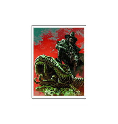 Solomon Kane - Idol of the Serpent Fine Art Print