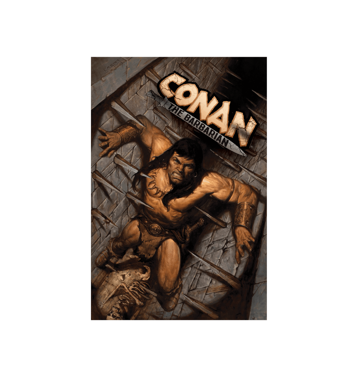 Conan Pit of Spikes unframed poster