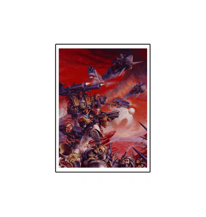 Mutant Chronicles - Capitol Shock Assault Fine Art Print