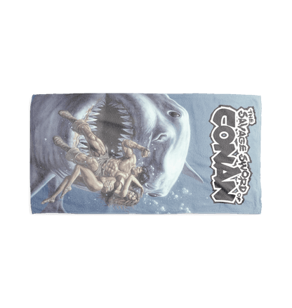 The Savage Sword of Conan Savage Depths Beach Towel