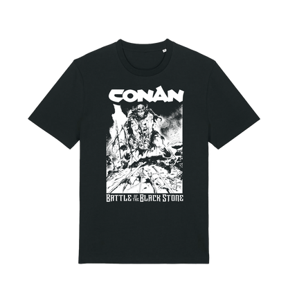 Black Printed T-shirt Front