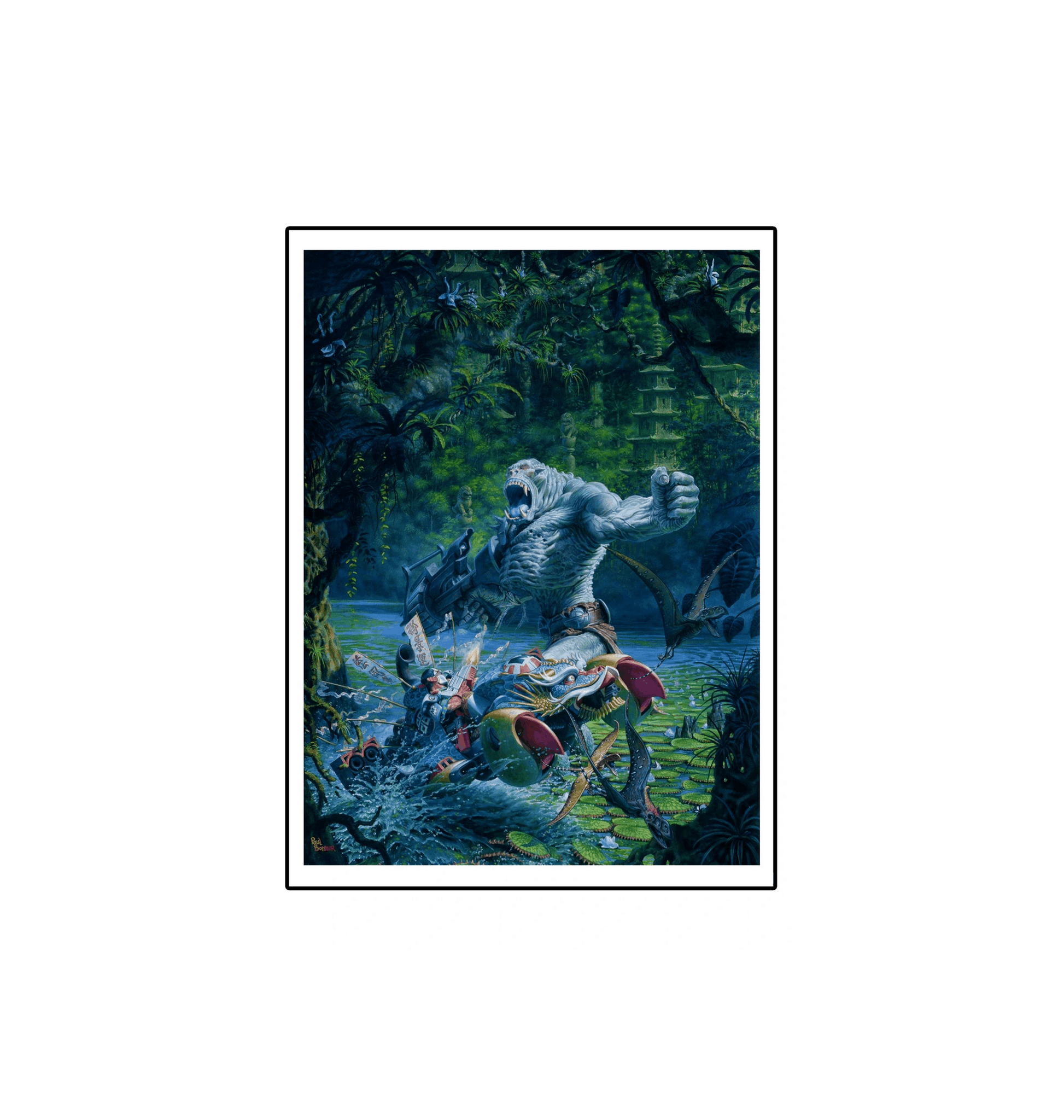 Mutant Chronicles - Mishima Charge Against the Beast unframed fine art print