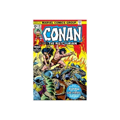 Conan Song of the She-Pirate unframed poster