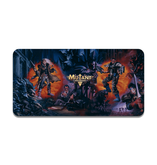 Mutant Chronicles - Humanity and the Dark Legion Revealed Large Gaming Mat front