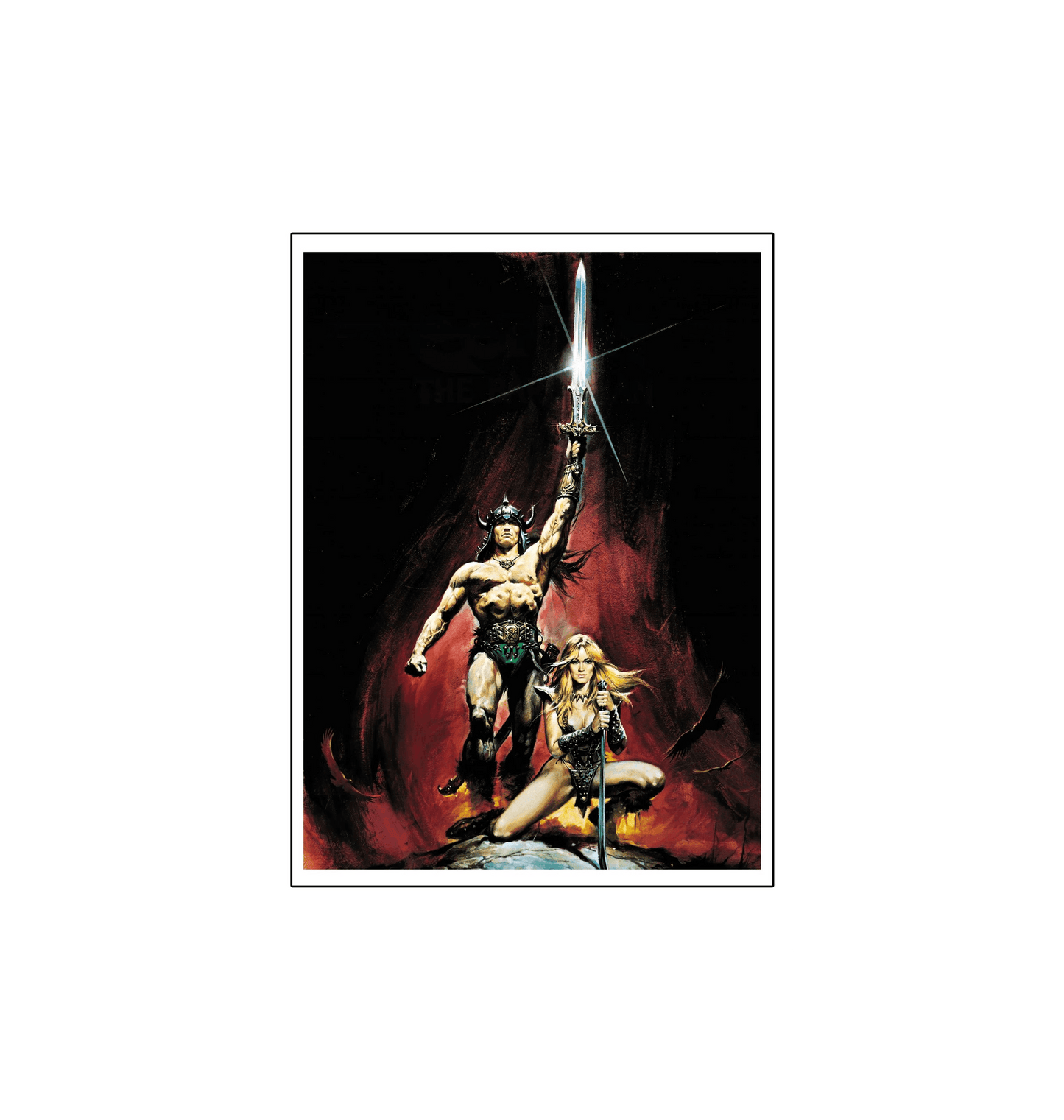Conan - The Barbarian 1982 Crown of Iron Fine Art Print