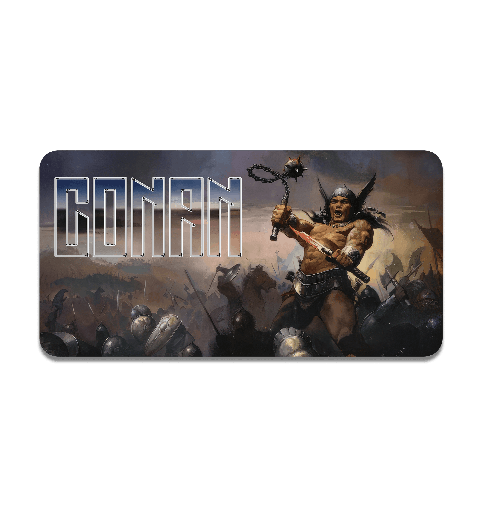 Conan Blood and Thunder Large Gaming Mat front