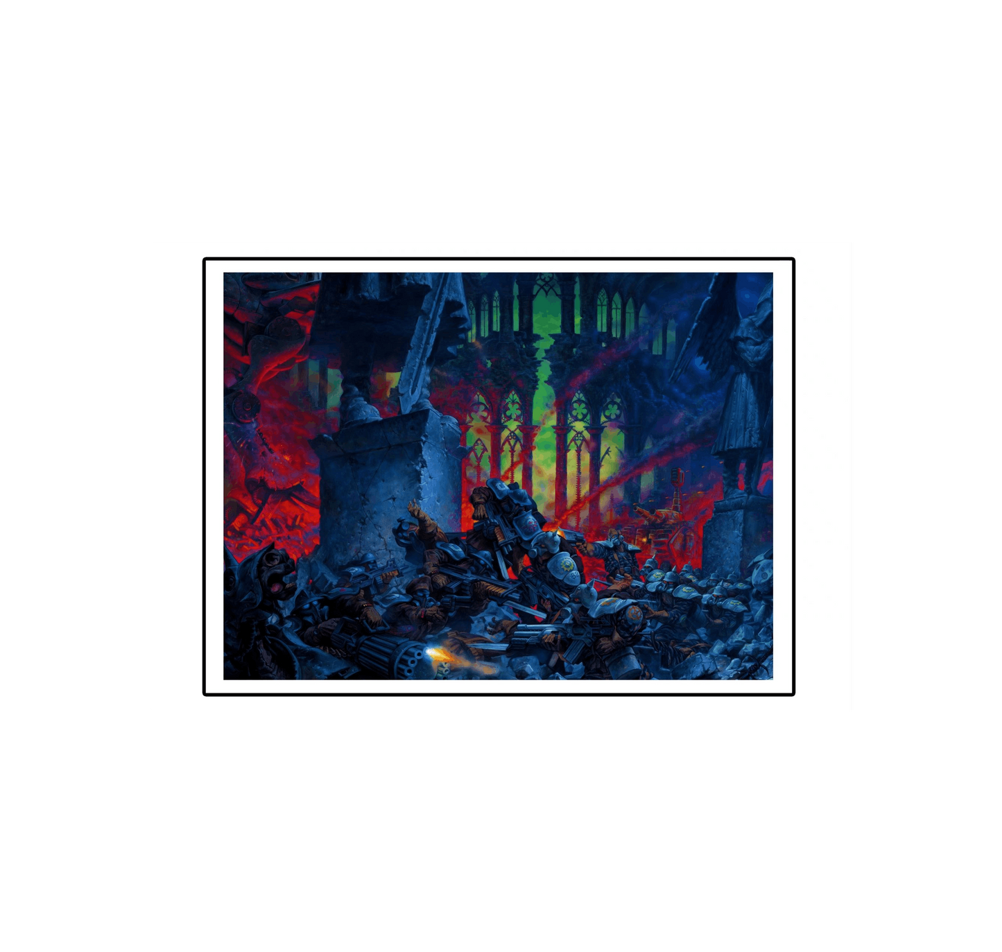 Mutant Chronicles - Ambush in the Orchard unframed fine art print