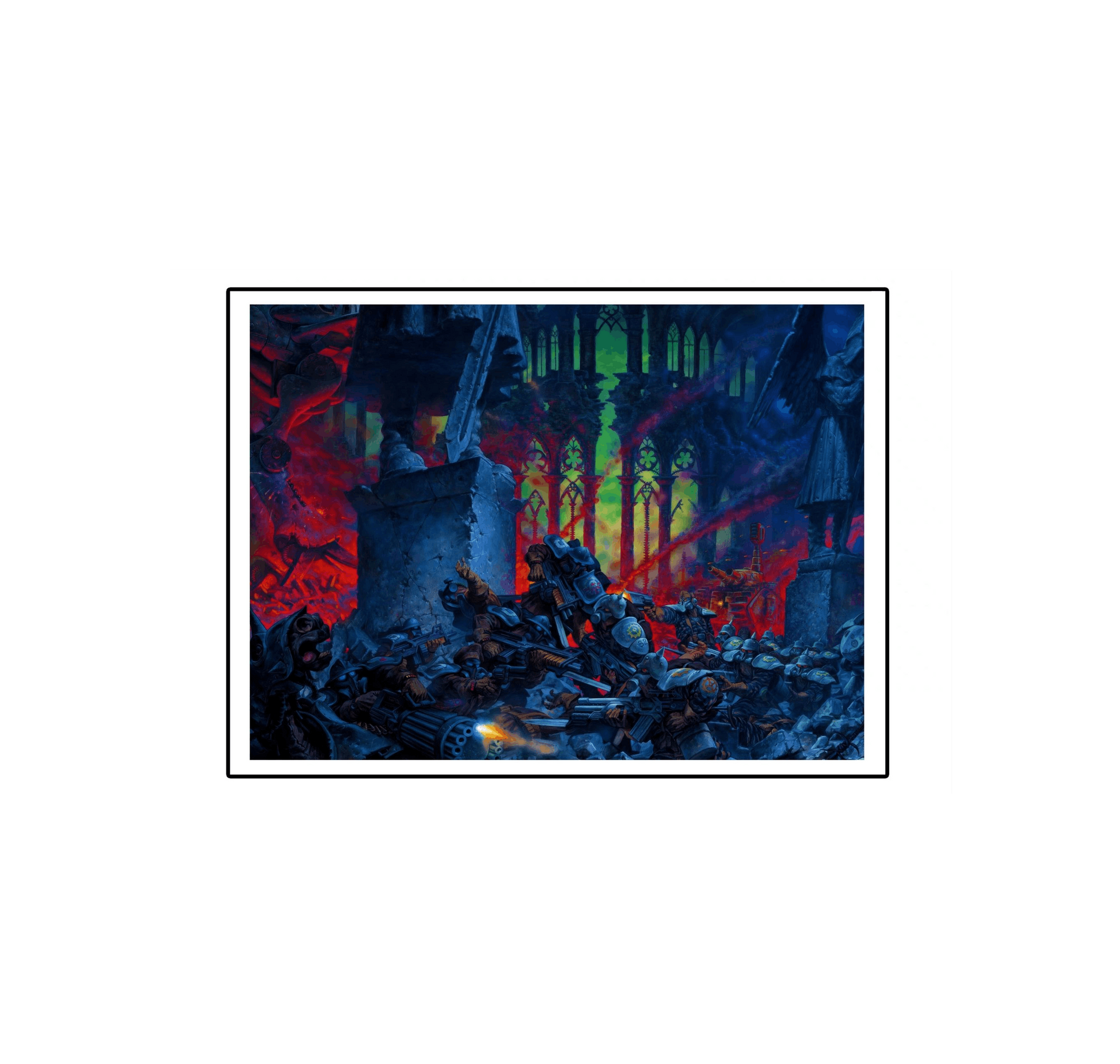 Mutant Chronicles - Ambush in the Orchard unframed fine art print