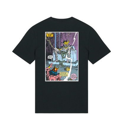 Black Printed T-shirt Back