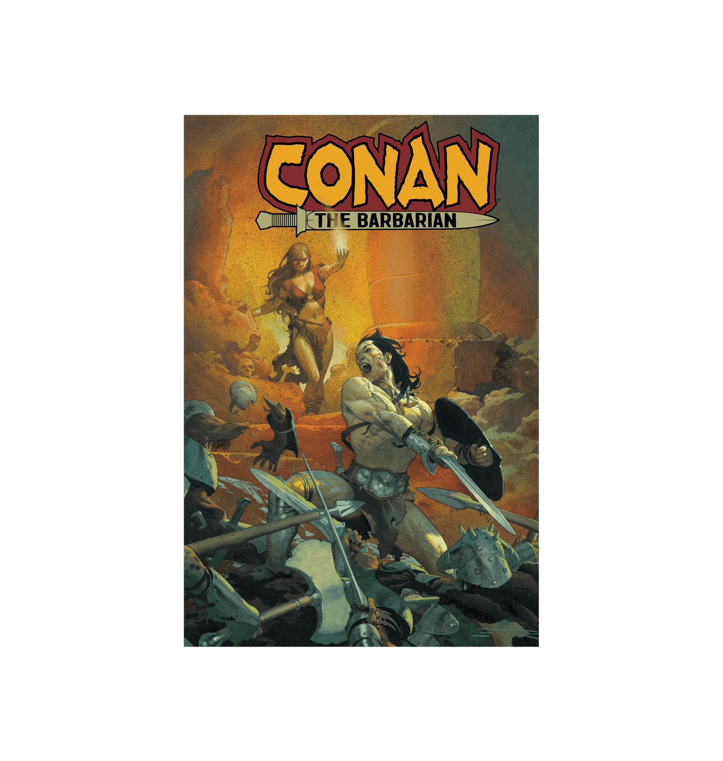 Conan The Barbarian Red Nails unframed poster