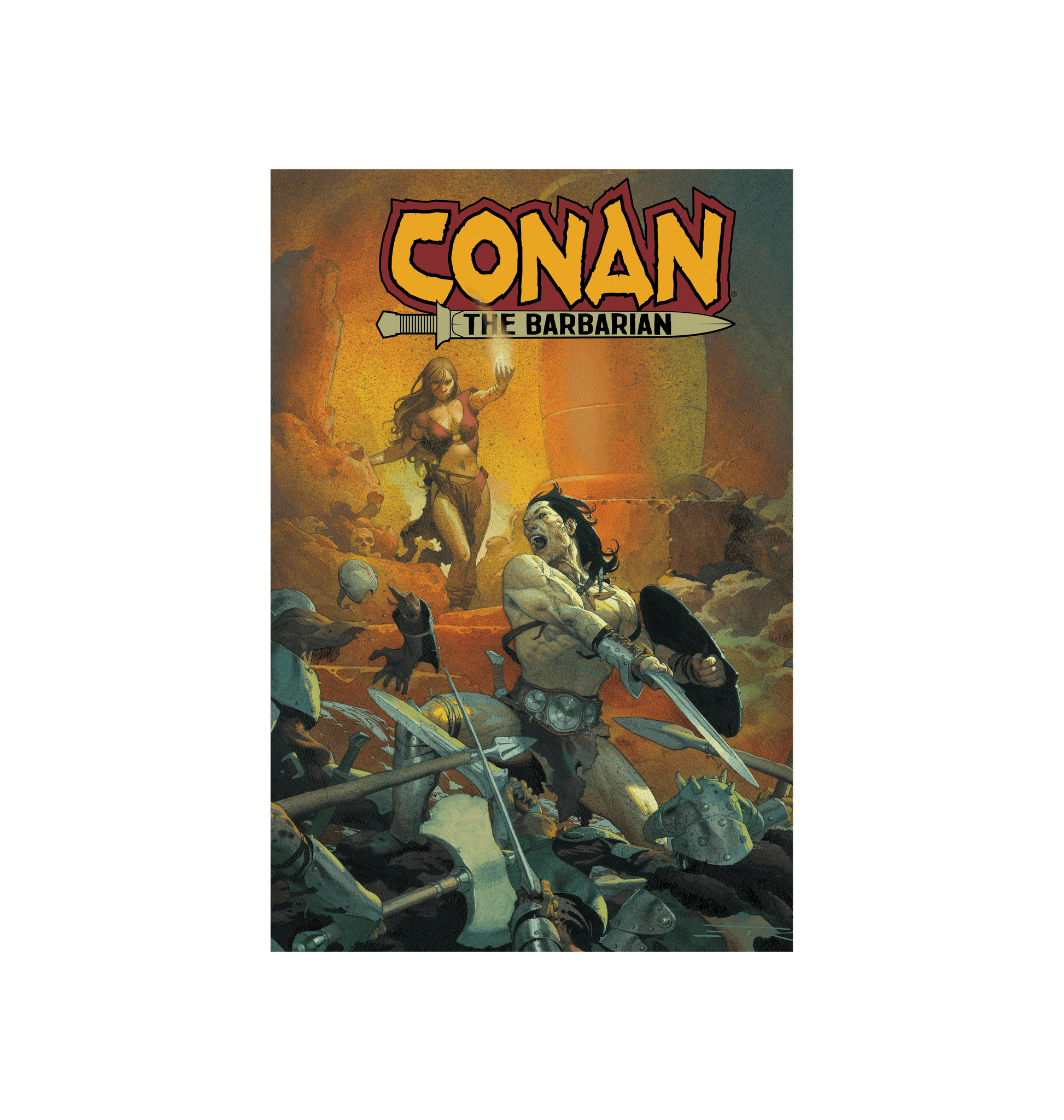 Conan The Barbarian Red Nails unframed poster