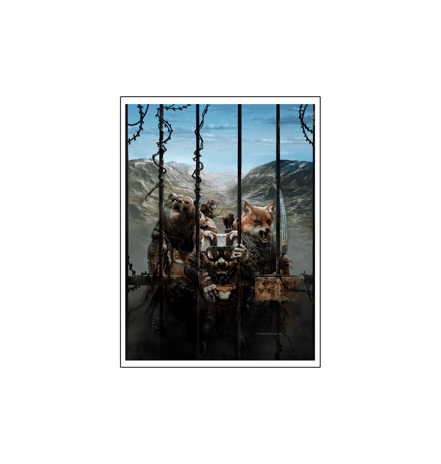 Mutant Year Zero - Chaos Escapes Fine Art Print