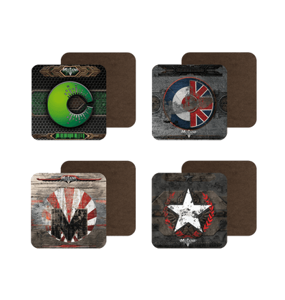 White Coaster Front