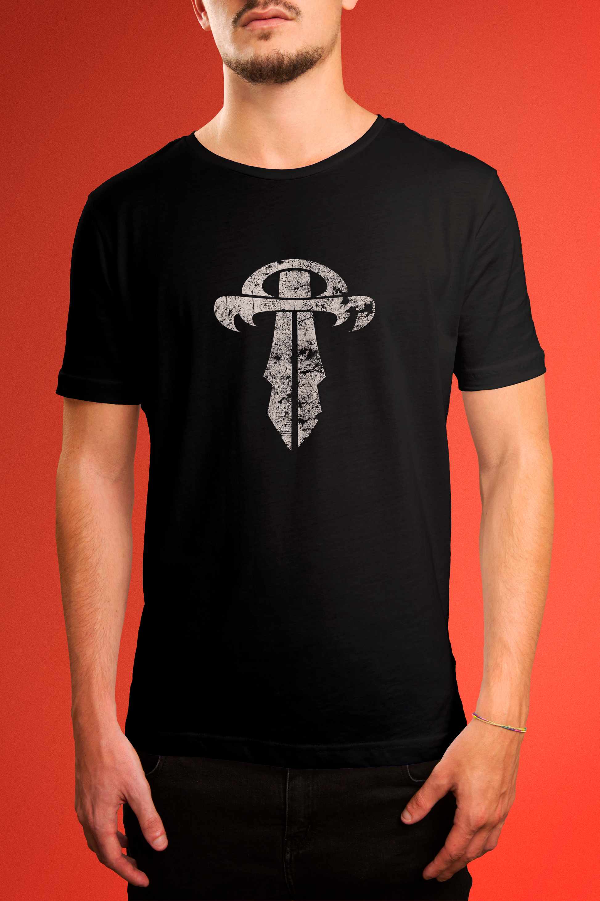 Mutant Chronicles - The Dark Legion Faction T Shirt front mock up