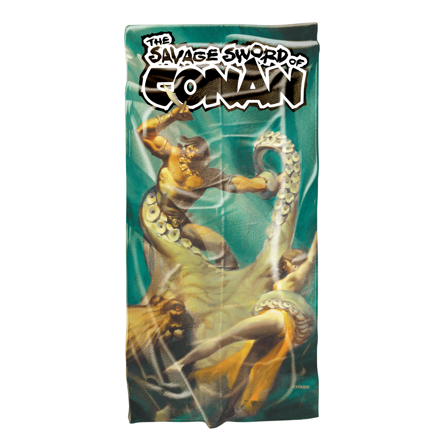 Conan - Savage Sword of Conan The Thing Below Beach Towel